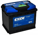 Аккумулятор Exide EB620 Excell 62Ah 540A о.п. (-+)