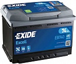 Аккумулятор Exide EB740 Excell 74Ah 680A о.п. (-+)