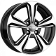 Диск Khomen Wheels KHW1502 (Solaris II) Black-FP 6х15 4x100 ET46 D54.1