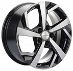 Диск Khomen Wheels KHW1712 Black-FP 7х17 5x114.3 ET39 D60.1